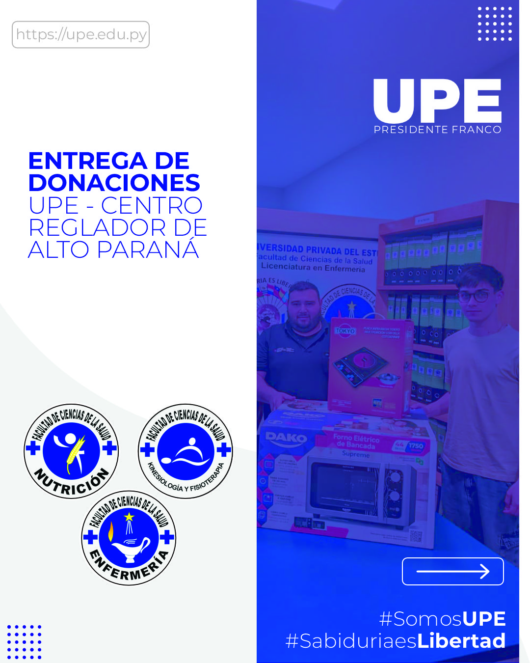 Donación de la UPE al Centro Regulador de la Décima Región Sanitaria - Compromiso con la Salud
